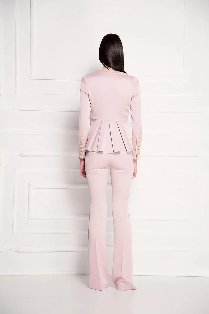 Pantalone jednobojne roze