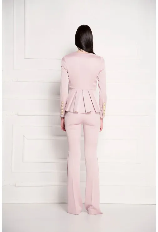 Pantalone jednobojne roze
