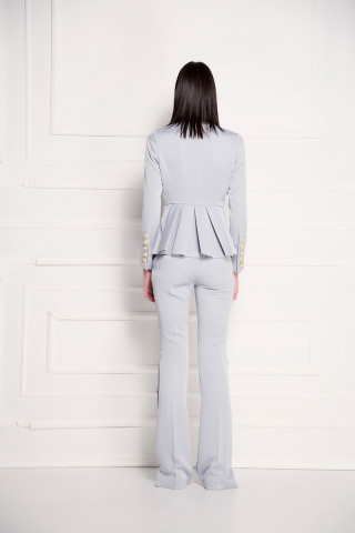 Pantalone jednobojne sive