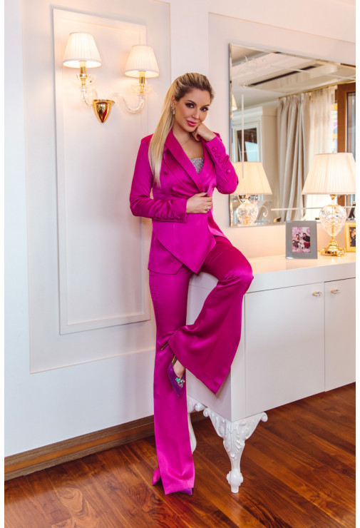 PANTALONE JEDNOBOJNE FUKSIJA