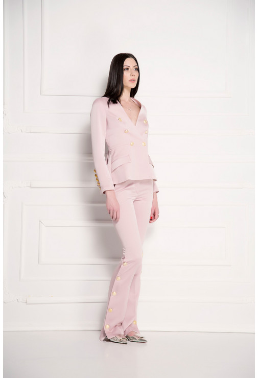 Pantalone jednobojne roze